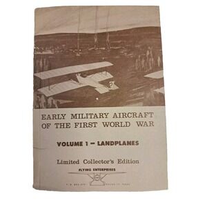 VTG Military Aircraft First World War Book Limited Collectors Edition RARE